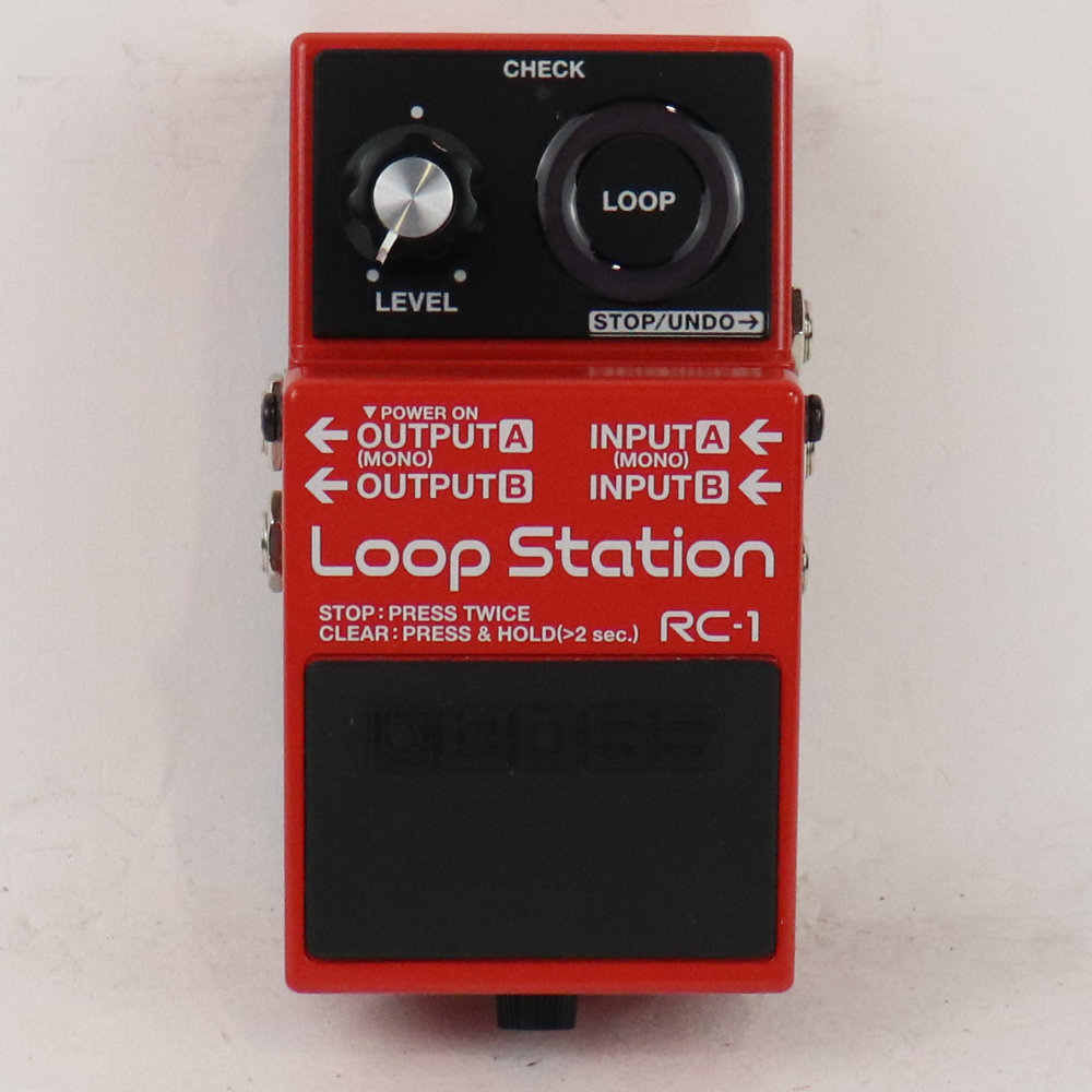 【中古】 ループステーション エフェクター BOSS RC-1 Loop Station ボス ギターエフェクター 正面