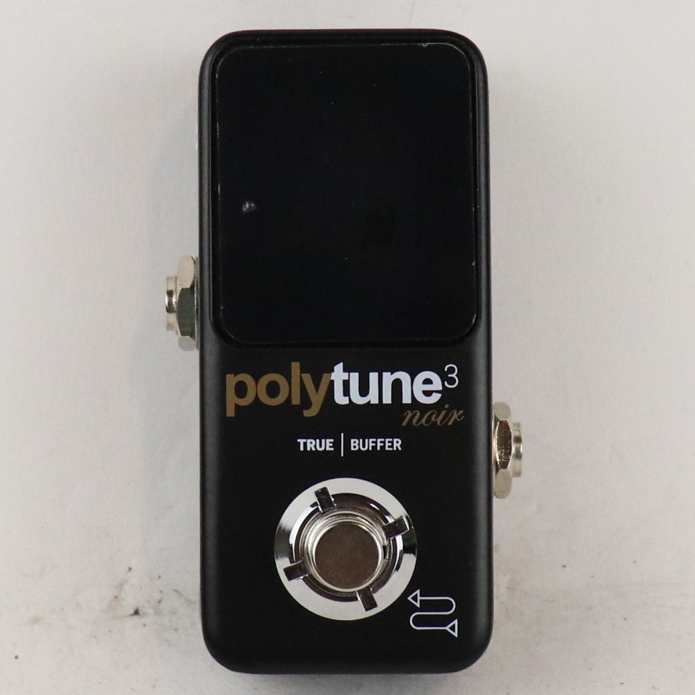 【中古】 tc electronic PolyTune 3 noir バッファー内蔵 ペダルチューナー 正面