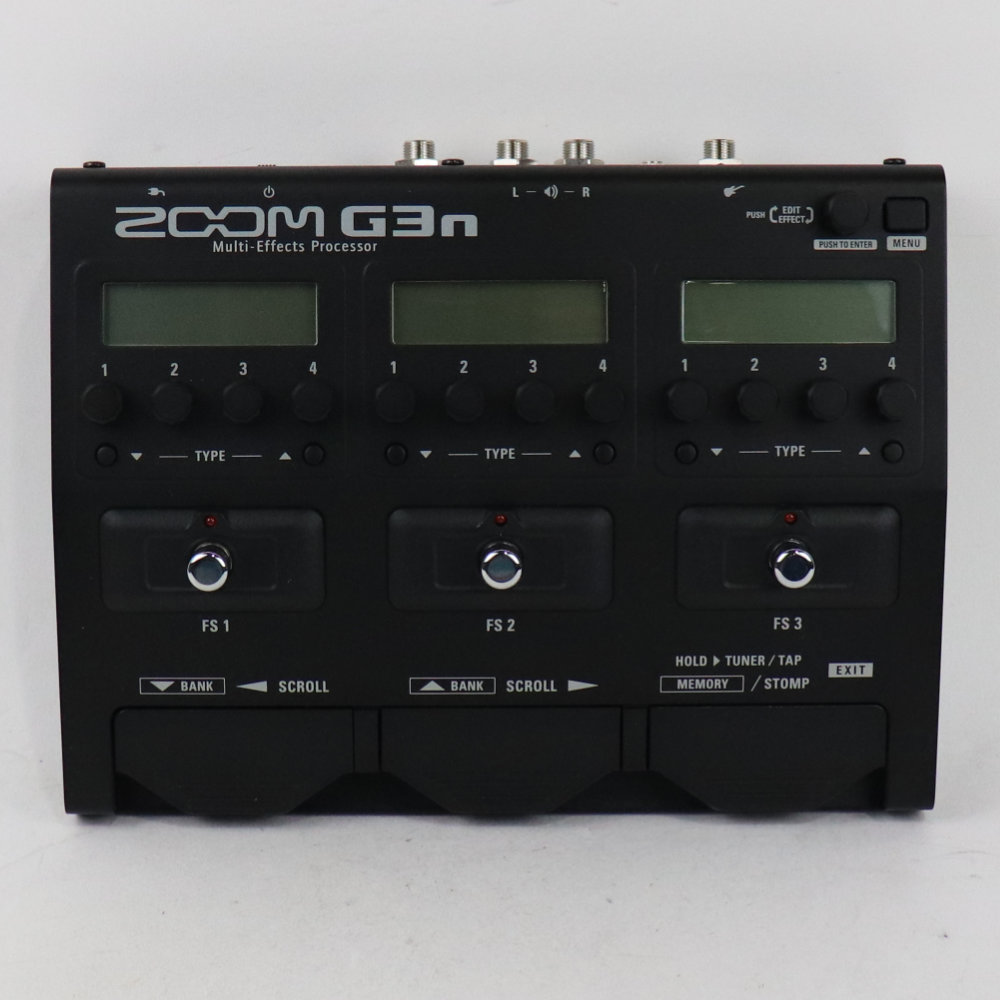 【中古】 マルチエフェクター ZOOM G3n ズーム 正面