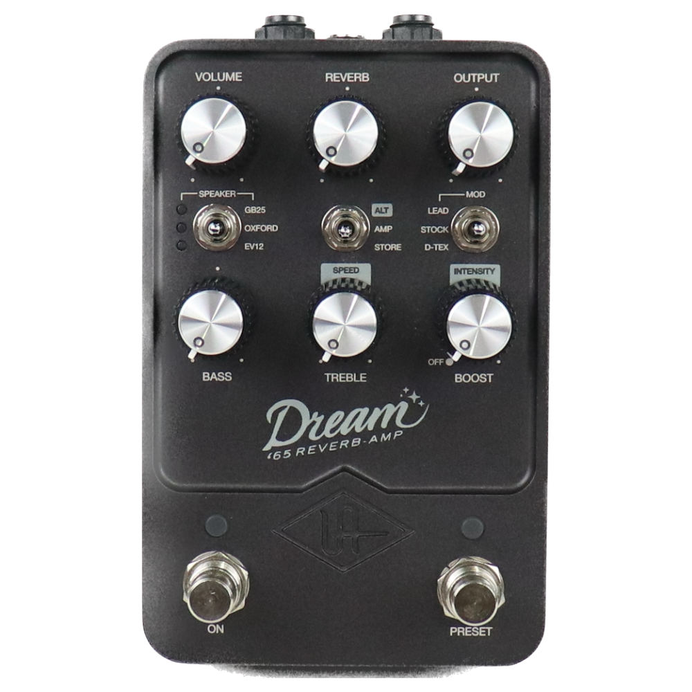 【中古】 Universal Audio UAFX Dream 65 Reverb Amplifier オーバードライブ アンプシミュレーター ギターエフェクター 本体画像