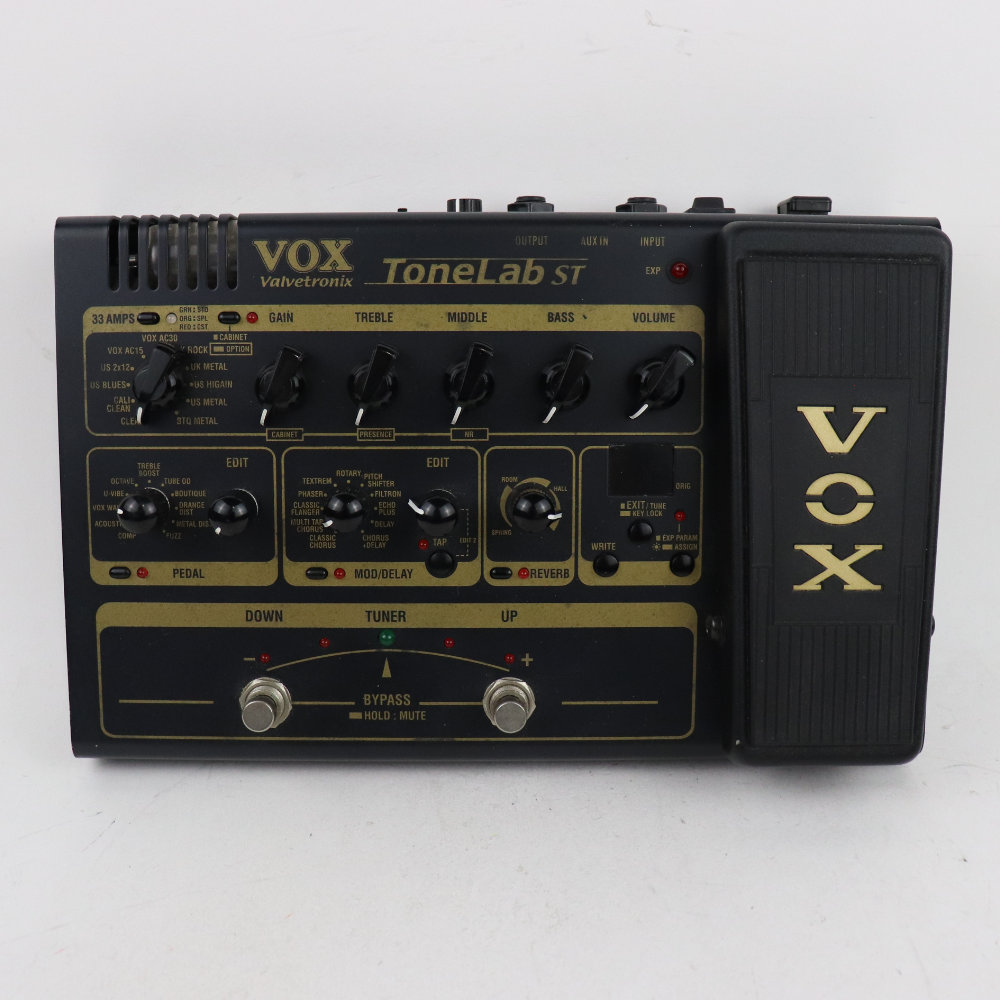 【中古】 マルチエフェクター VOX TONELAB ST ギター用マルチエフェクター 正面