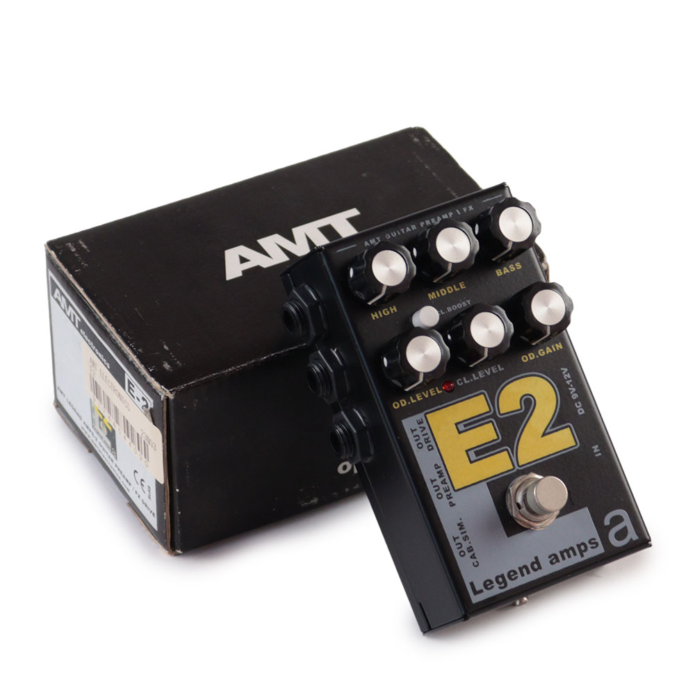 【中古】 プリアンプ オーバードライブ AMT ELECTRONICS E2 ギター用エフェクター