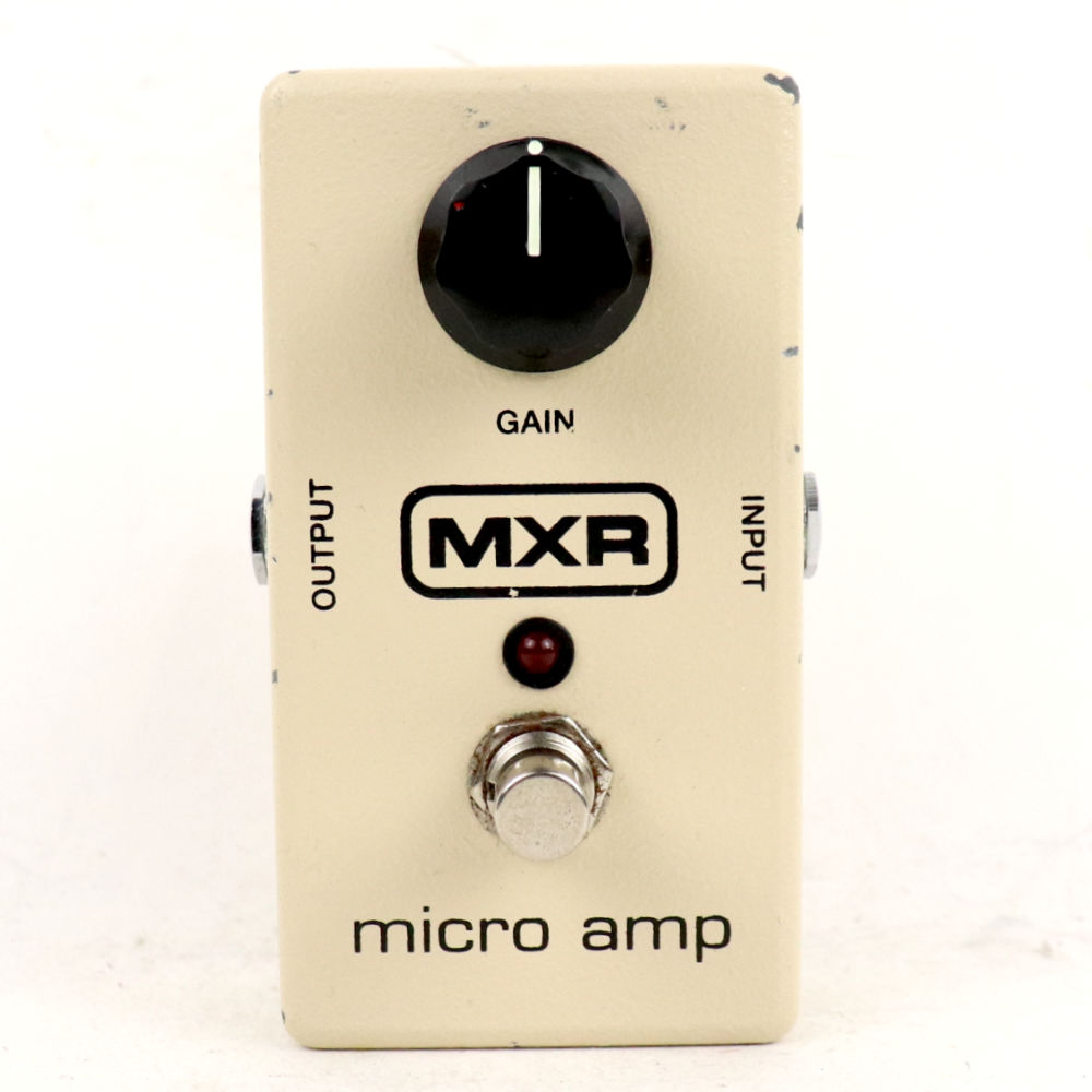 【中古】 ブースター エフェクター MXR M-133 MICRO AMP マイクロアンプ ギターエフェクター 正面