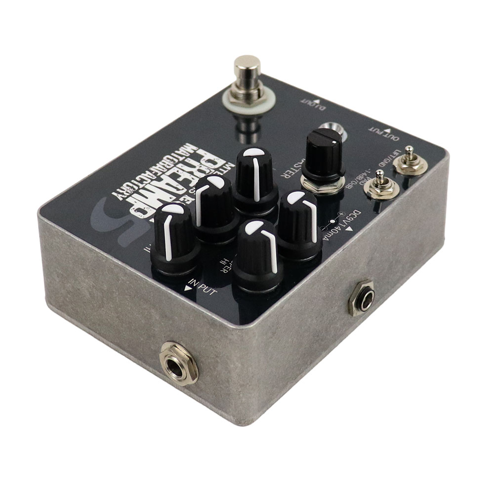 【中古】 MATOBA FACTORY MTBF-PA5 PREAMP EQ＆DI ベース用プリアンプ 全体