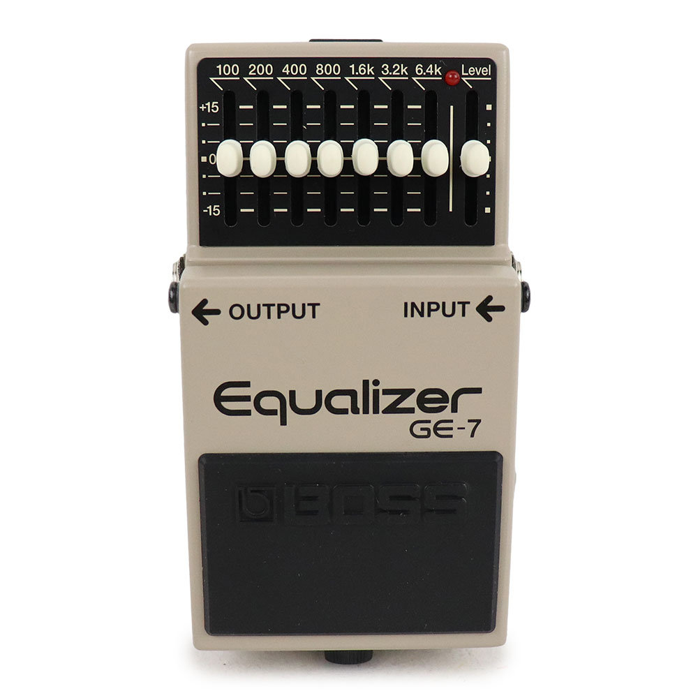 【中古】イコライザー エフェクター BOSS GE-7 Equalizer ギターエフェクター 正面