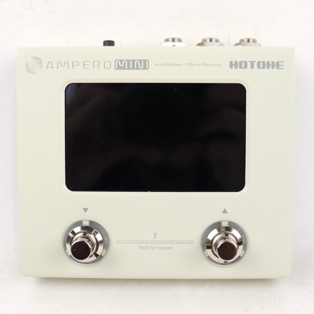 【中古】 HOTONE ホットトーン AMPERO MINI アンプモデラー ギターエフェクター 正面