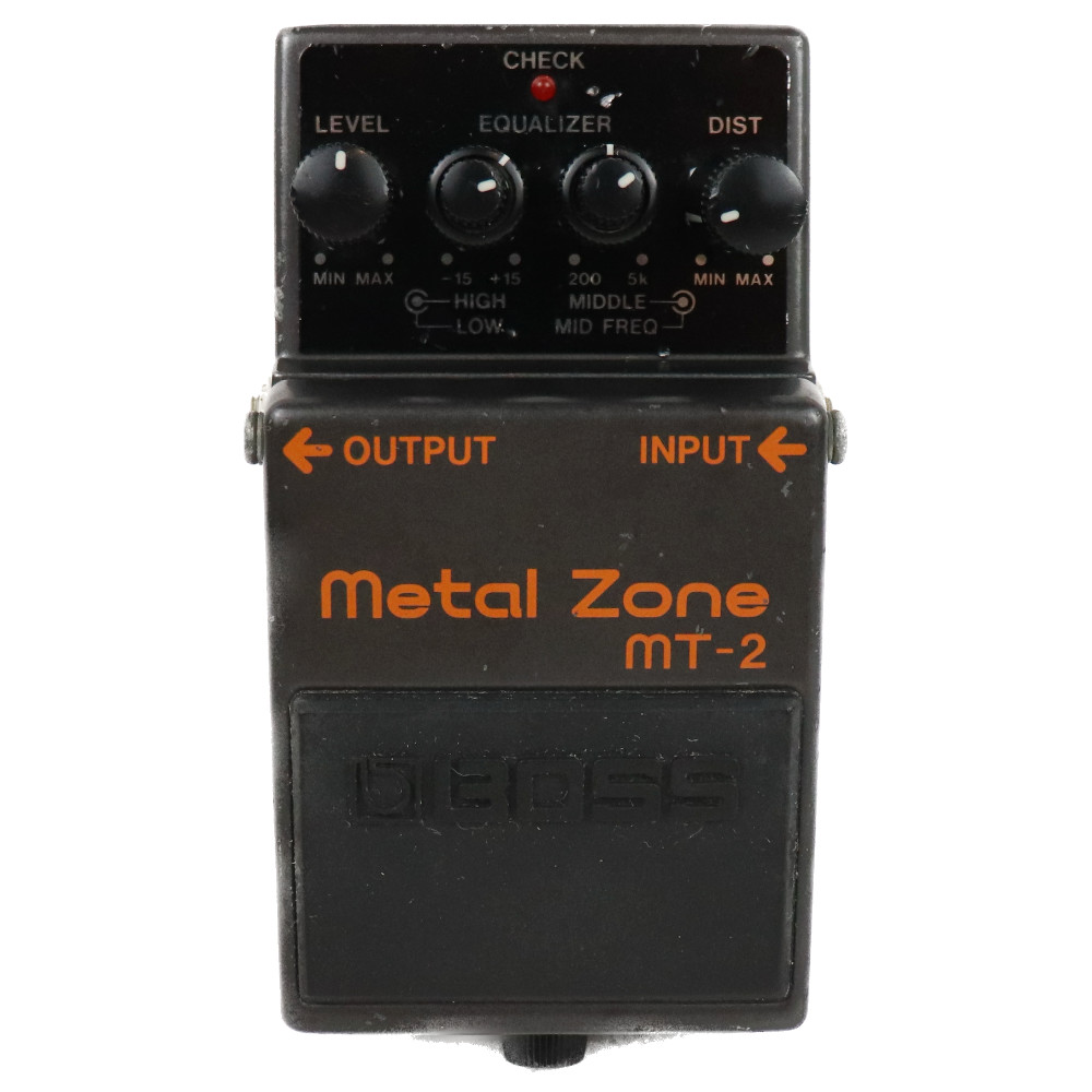 【中古】メタルゾーン エフェクター BOSS MT-2 Metal Zone ボス ギターエフェクター 本体画像