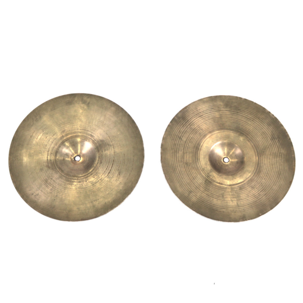 【中古】 ZILDJIAN A Zildjian HIHAT Pair 14インチ 60s〜70s ハイハットシンバル ペア 裏面