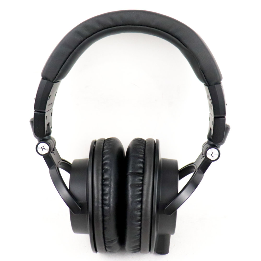 【中古】 ヘッドホン オーディオテクニカ Audio-Technica ATH-M50x オーテク 片耳対応 大口径50mmドライバー モニターヘッドホン 正面