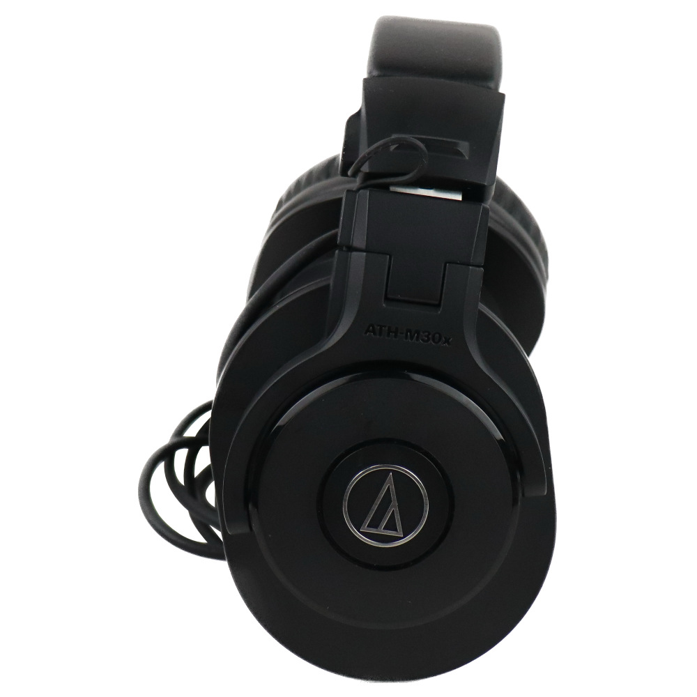 【中古】 AUDIO-TECHNICA オーディオテクニカ ATH-M30x プロフェッショナルモニターヘッドホン オーテク 本体画像 横 