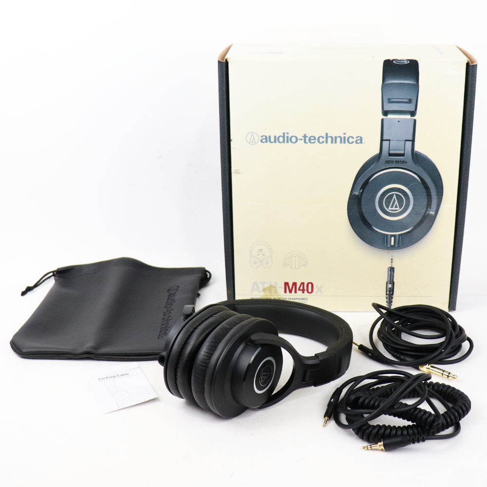 【中古】 ヘッドホン AUDIO-TECHNICA オーディオテクニカ ATH-M40x 密閉型 モニターヘッドホン オーテク