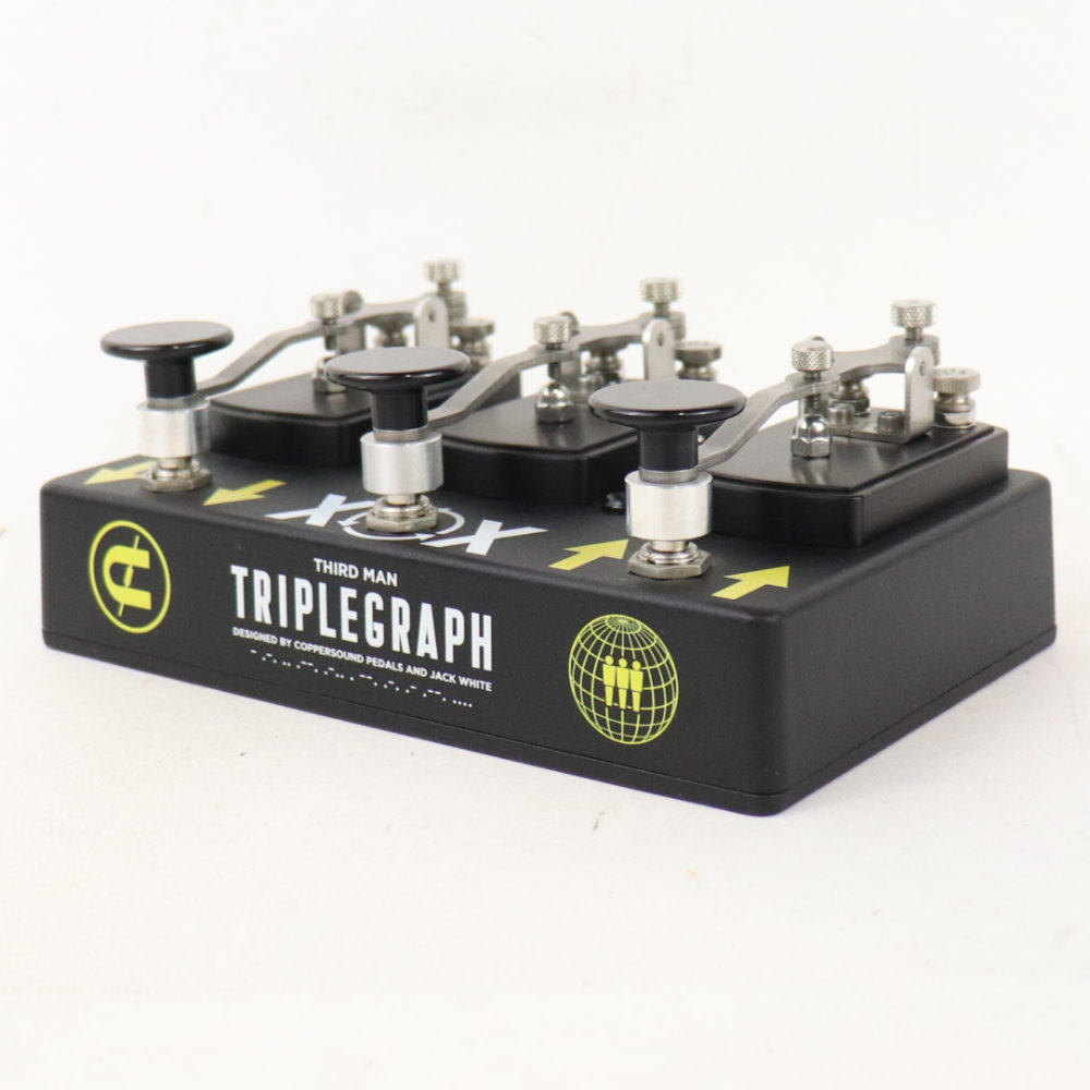 【中古】 CopperSound Pedals Triplegraph デジタルポリフォニックオクターブペダル ギターエフェクター 右サイド