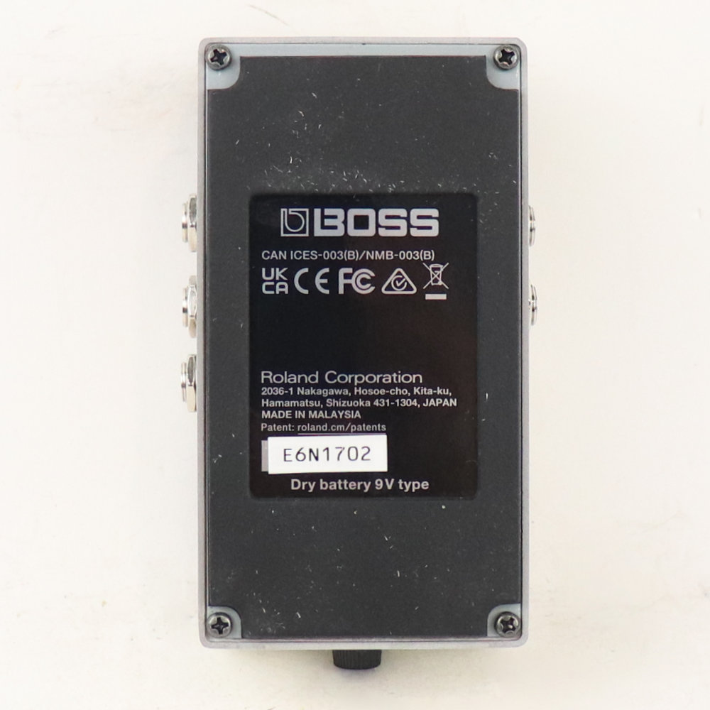 【中古】 ディレイ エフェクター BOSS DD-8 Digtal Delay ギターエフェクター 裏面