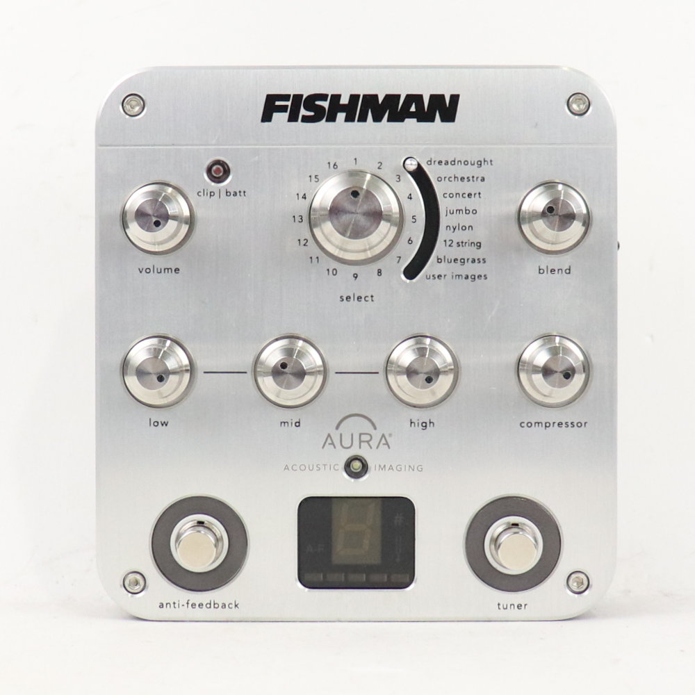 【中古】 Fishman Aura Spectrum DI プリアンプ 正面