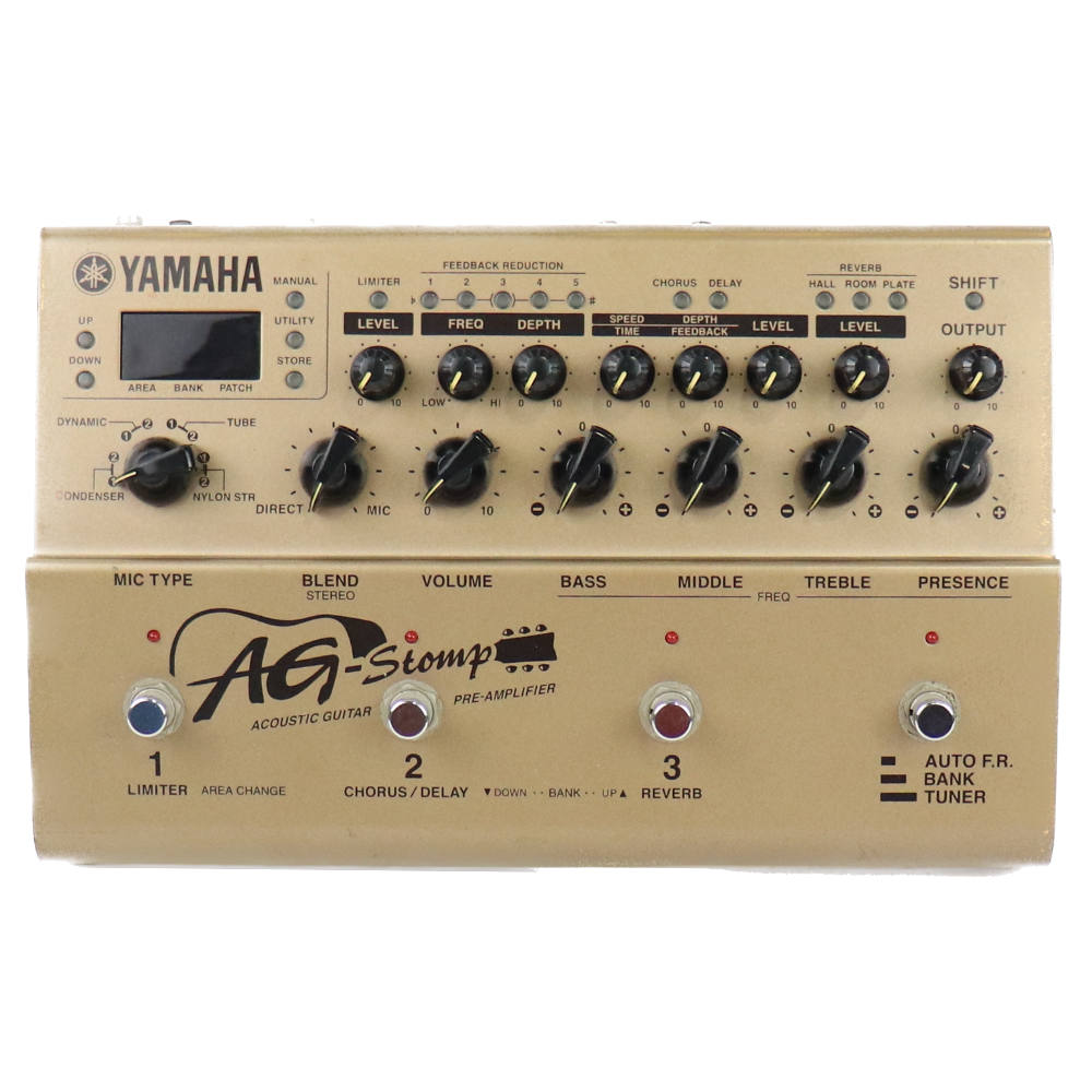 【中古】 アコースティックギタープリアンプ ヤマハ YAMAHA AG-Stomp アコギ用プリアンプ プラグインアウト