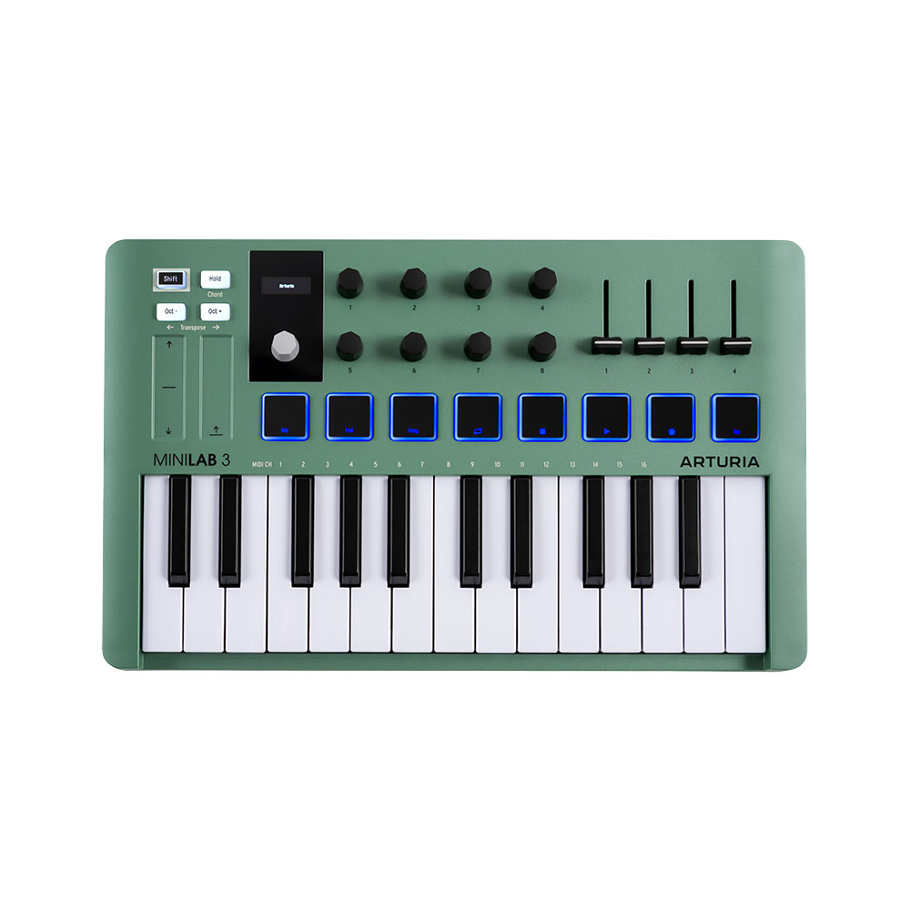 ARTURIA MiniLab 3 MINT USB/MIDIキーボード パッド コントローラー 【Analog Lab Intro他バンドルソフト付き】