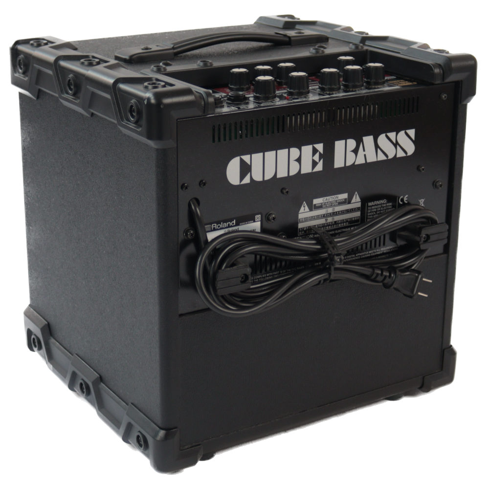 【中古】 ローランド ベースアンプ ROLAND CUBE-20XL BASS CB-20XL コンボアンプ 本体画像 斜め 