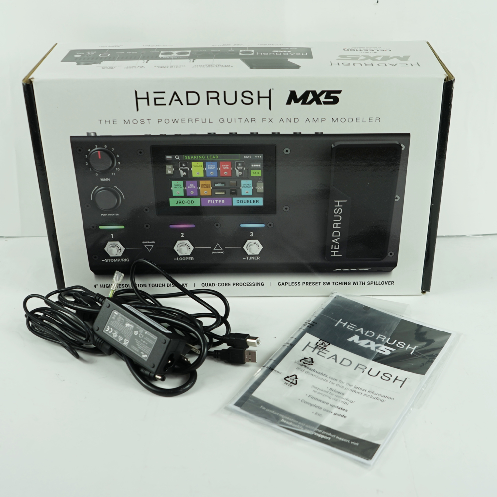 【中古】 HeadRush MX5 ポータブルギターFX＆アンプモデリングシミュレーター 付属品画像