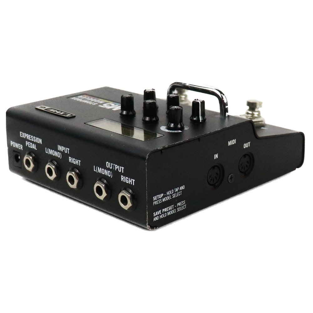 【中古】 マルチエフェクター ライン6 LINE6 M5 STOMPBOX MODELER ギターエフェクター 本体画像 斜め 2