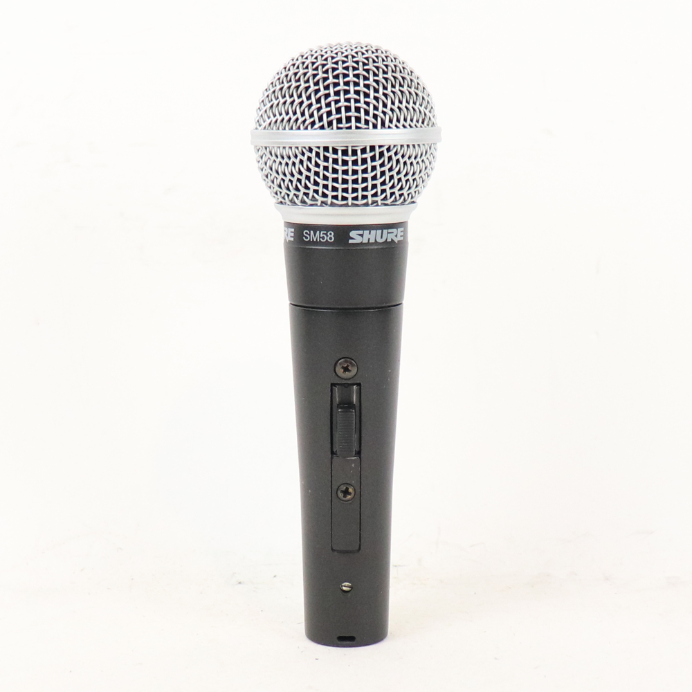 【中古】 マイク シュアー SHURE SM58SE スイッチ付き ダイナミックマイク シュア ゴッパ 正面画像