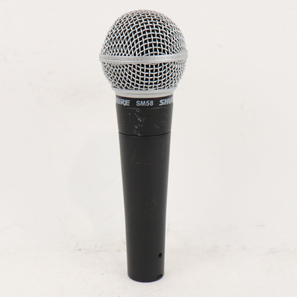 【中古】 マイク ダイナミックマイク ボーカル用 SHURE SM58 シュアー 58 ゴッパ シュア 全体