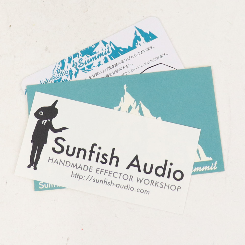 【中古】 Sunfish Audio サンフィッシュ オーディオ Summit オーバードライブ ギターエフェクター 付属品