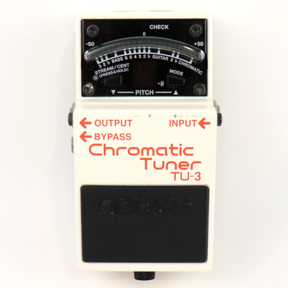 【中古】 クロマチックチューナー BOSS TU-3 Chromatic Tuner 正面