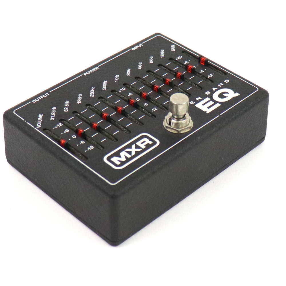 【中古】 MXR グラフィックイコライザー エフェクター M108M 10 Band Graphic EQ ギターエフェクター M-108 左サイド