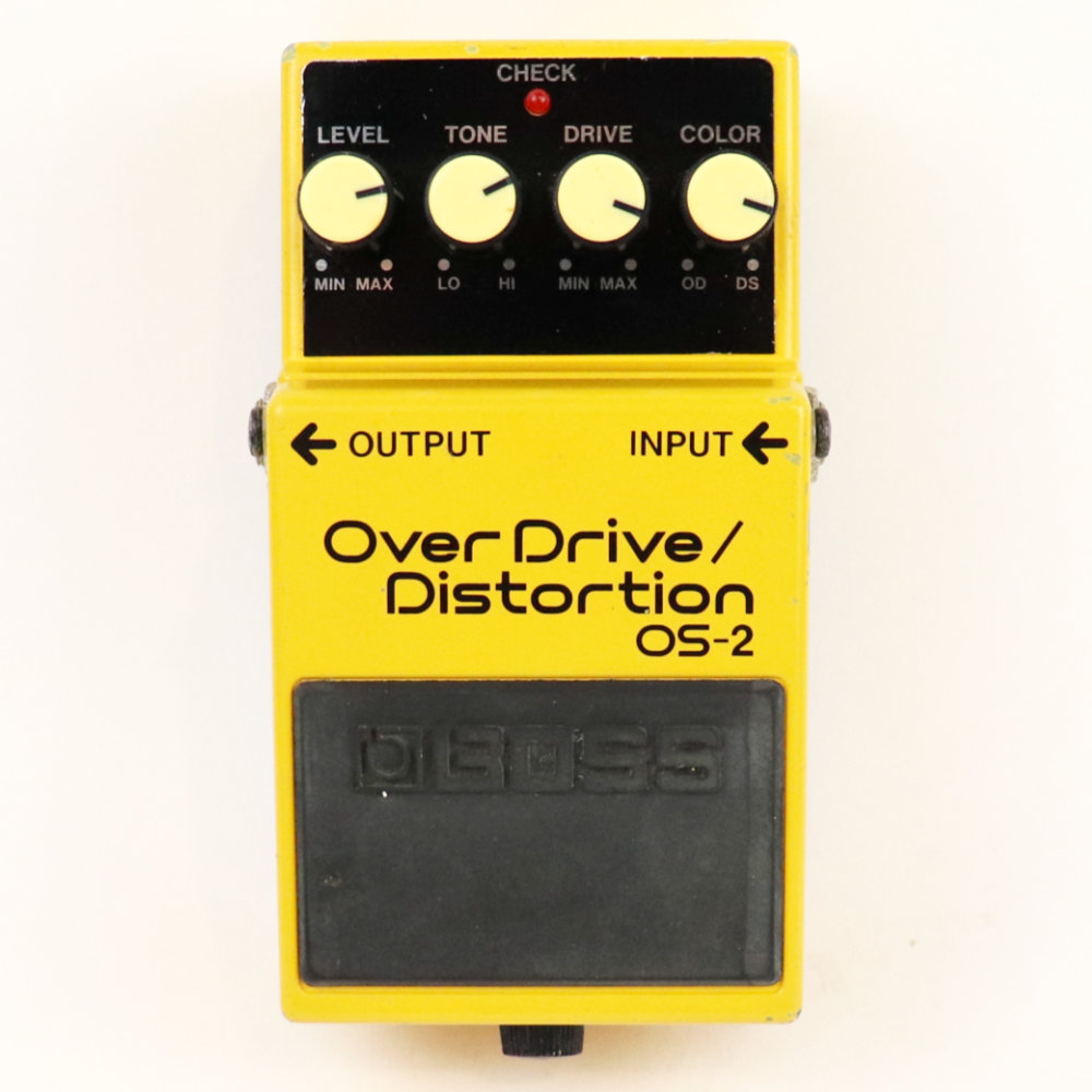 【中古】オーバードライブ ディストーション エフェクター BOSS OS-2 OverDrive Distortion ギターエフェクター