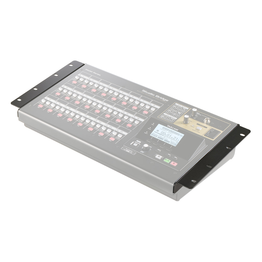 TASCAM タスカム AK-RMSTBG Studio Bridge用ラックマウントキット 装着例画像