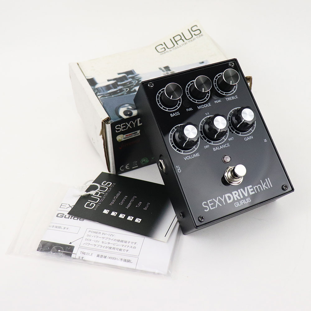 【中古】 オーバードライブ エフェクター Gurus Amp SEXY DRIVE mkII ギターエフェクター