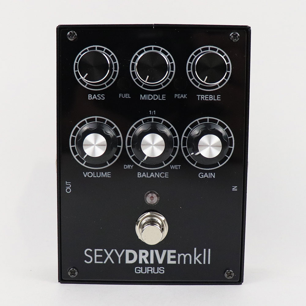 【中古】 オーバードライブ エフェクター Gurus Amp SEXY DRIVE mkII ギターエフェクター 正面