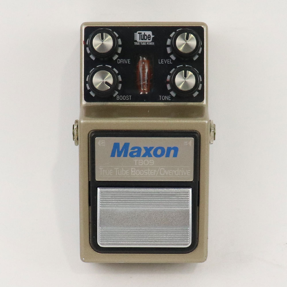 【中古】 MAXON マクソン TBO9 True tube Booster Overdrive ギターエフェクター 正面