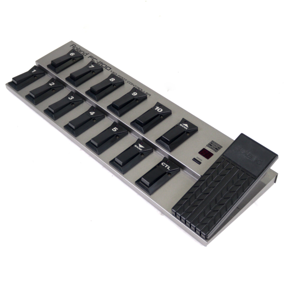 【中古】 MIDIコントローラー ROLAND FC-200 MIDI Foot Controller 右サイド