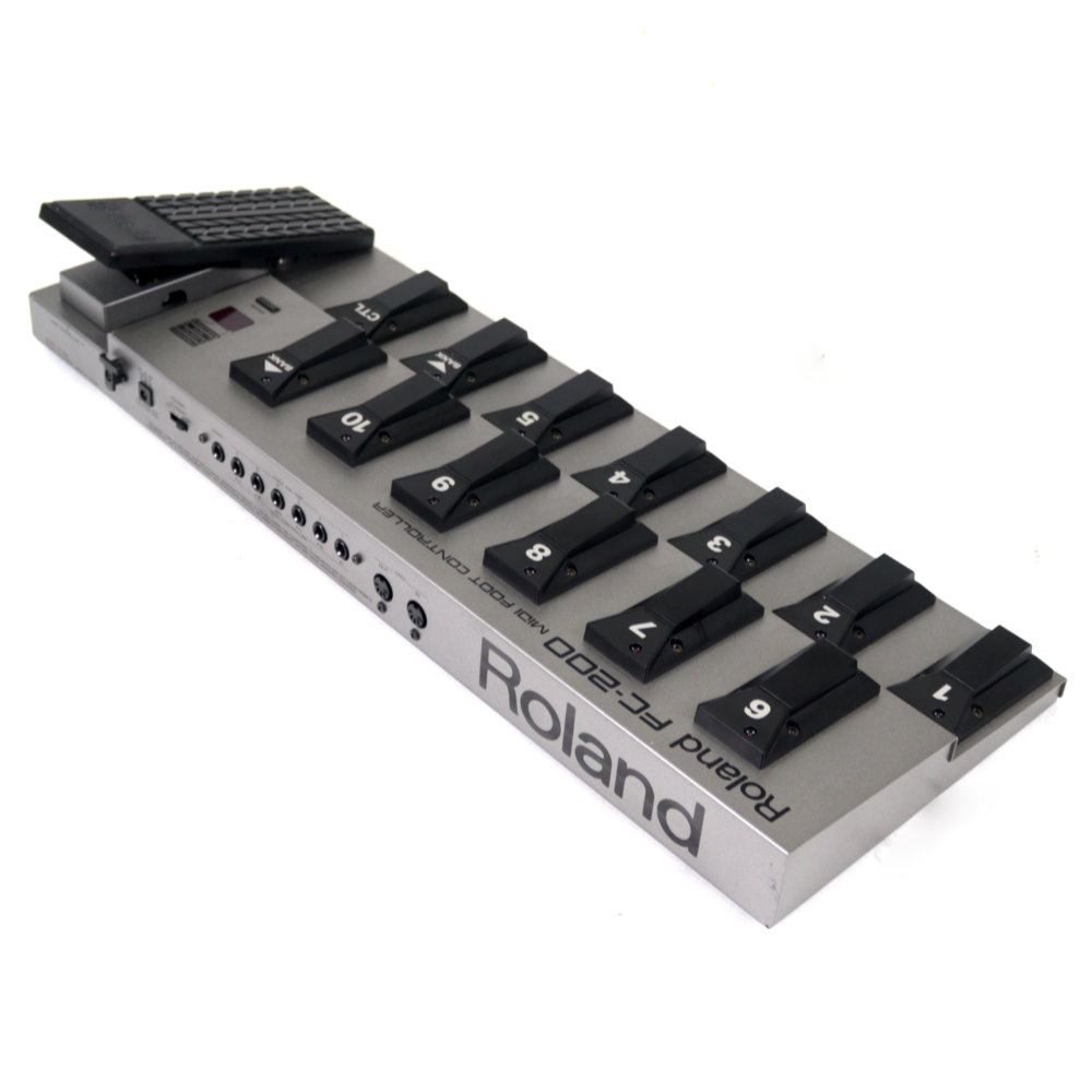 【中古】 MIDIコントローラー ROLAND FC-200 MIDI Foot Controller 左サイド