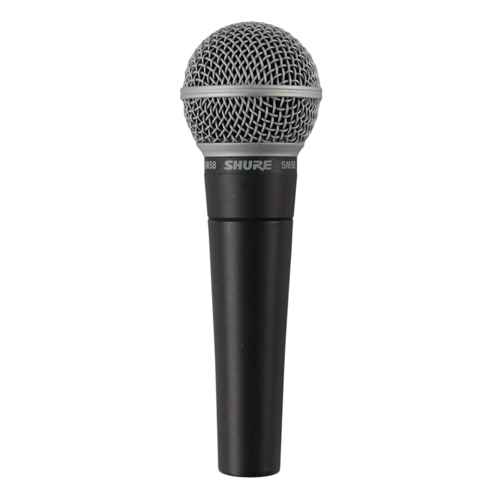 【中古】 マイク ダイナミックマイク ボーカル用 SHURE SM58 シュアー 58 ゴッパ シュア 正面