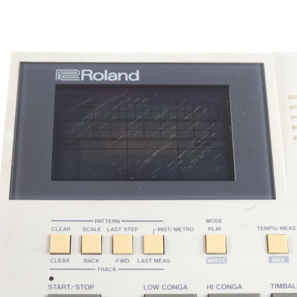 【中古】 リズムマシン Roland TR-505 ディスプレイヒビ