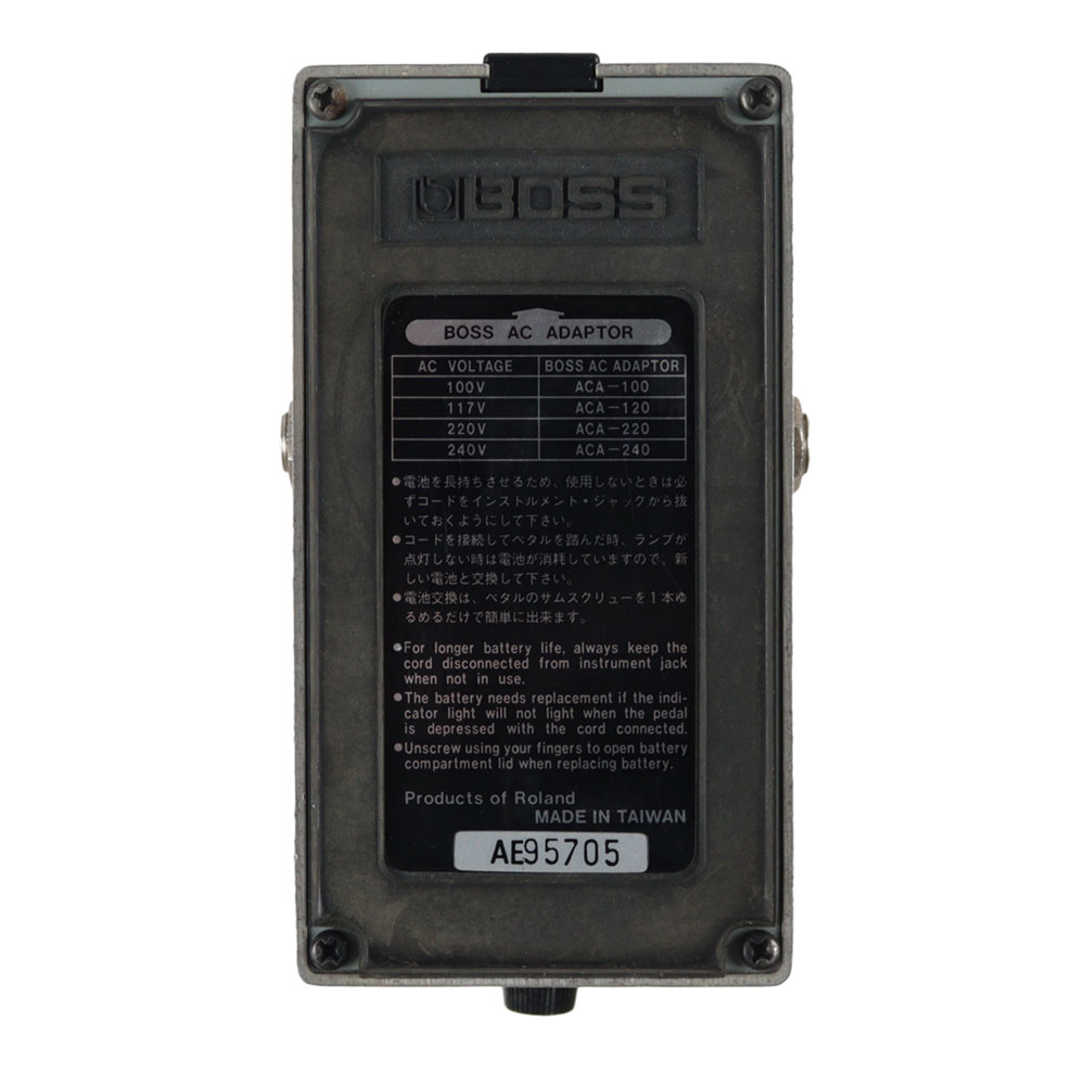 【中古】イコライザー エフェクター BOSS GE-7 Equalizer ギターエフェクター Made in TAIWAN 台湾製 裏面