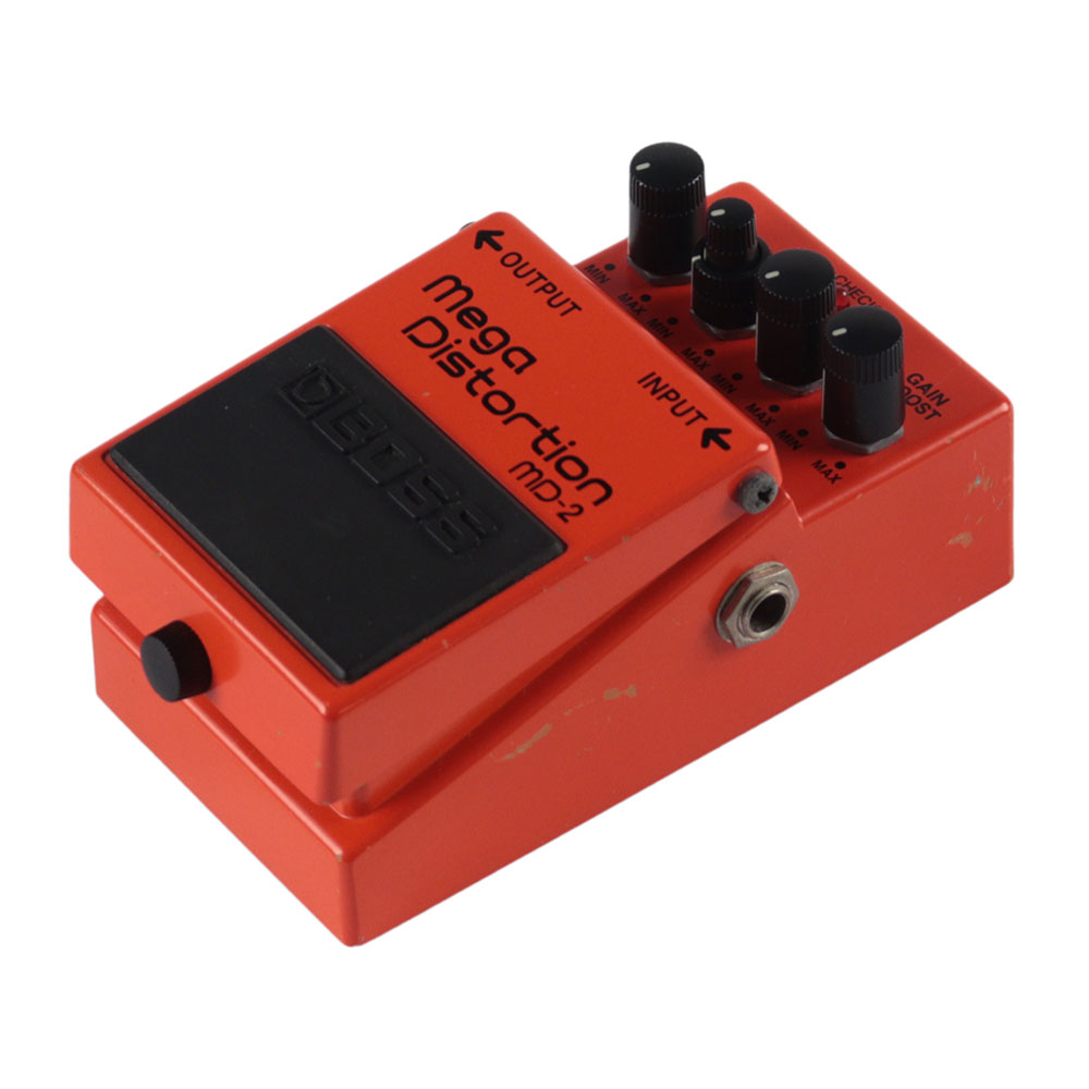 【中古】メガディストーション エフェクター BOSS MD-2 Mega Distortion ギターエフェクター ディストーション 全体