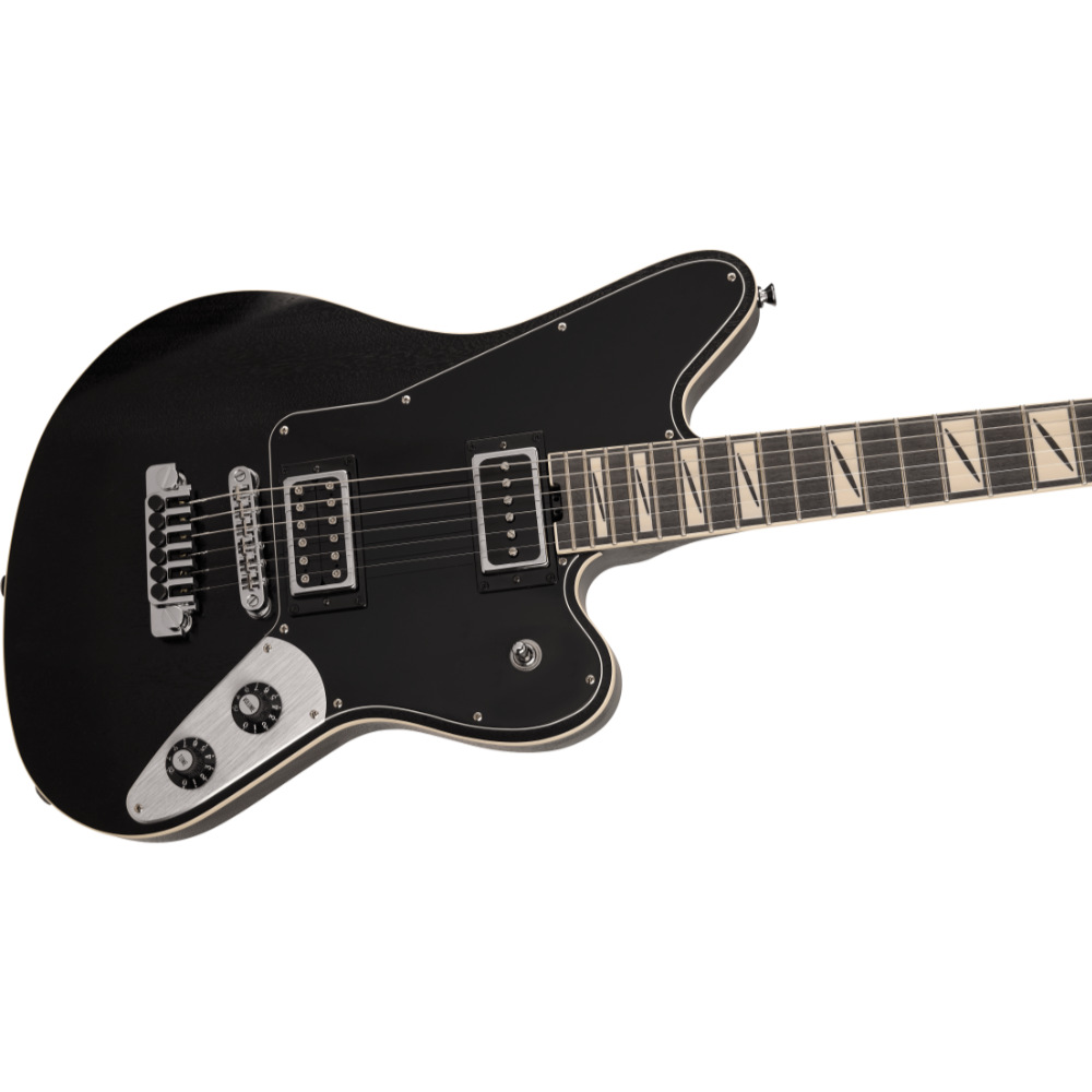 Jackson ジャクソン Pro Series Signature Lee Malia LM-87 Open Pore Black エレキギター ボディ斜めアングル画像