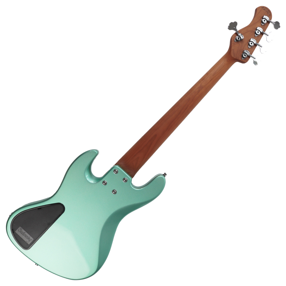 Sadowsky サドウスキー MetroExpress MX21 HP5 Maple Fingerboard Sage Green Metallic 5弦エレキベース ボディバック画像