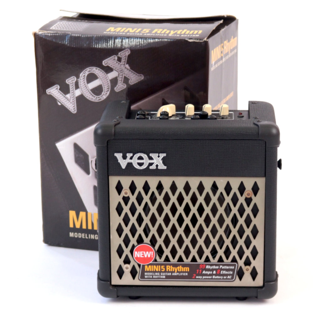 中古】 ギターアンプ VOX MINI5 Rhythm リズム機能付きコンパクトアンプ ボックス([USED] 豊富なアンプモデル/エフェクトを搭載)  | web総合楽器店 chuya-online.com