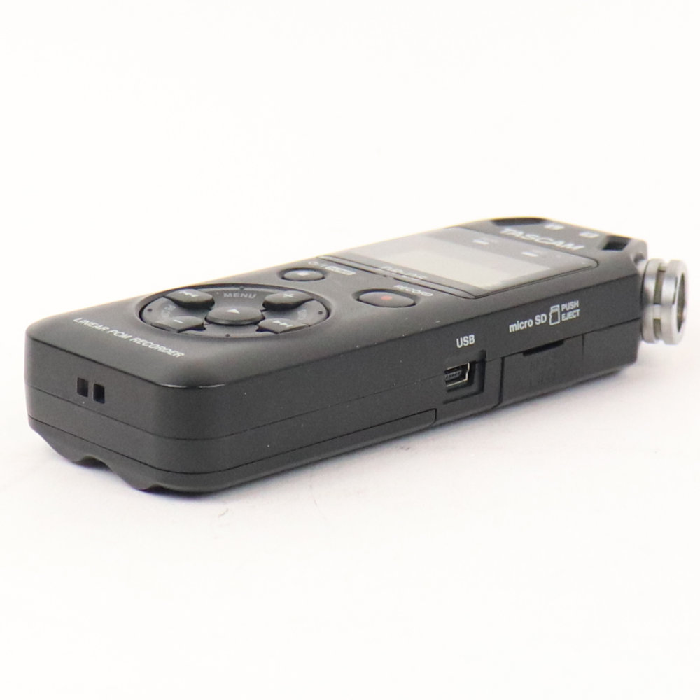 【中古】タスカム TASCAM DR-05 ポータブルデジタルレコーダー 右サイド