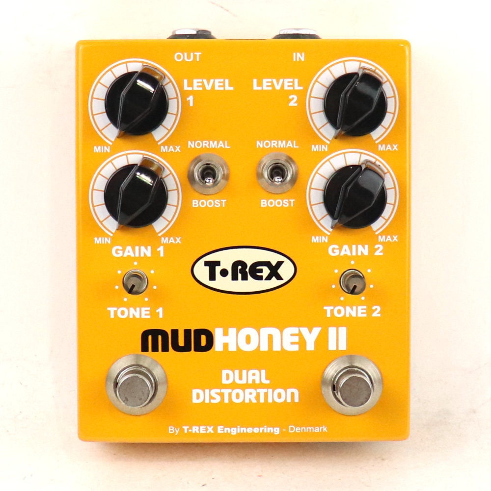 【中古】 ディストーション T-REX MUDHONEY II ギターエフェクター 正面