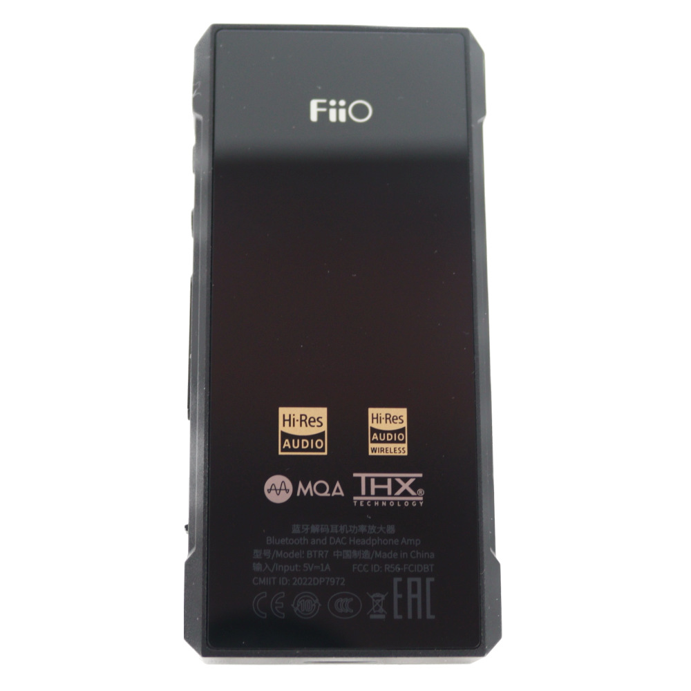 【中古】 DACアンプ Bluetoothレシーバー FiiO BTR7 ヘッドホンアンプ フィーオ 本体画像 裏