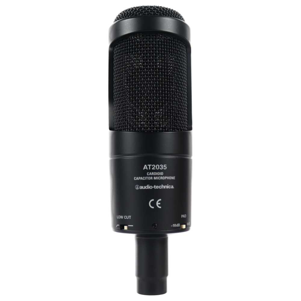 【中古】 マイク コンデンサーマイク AUDIO-TECHNICA AT2035 オーディオテクニカ オーテク 本体画像 裏