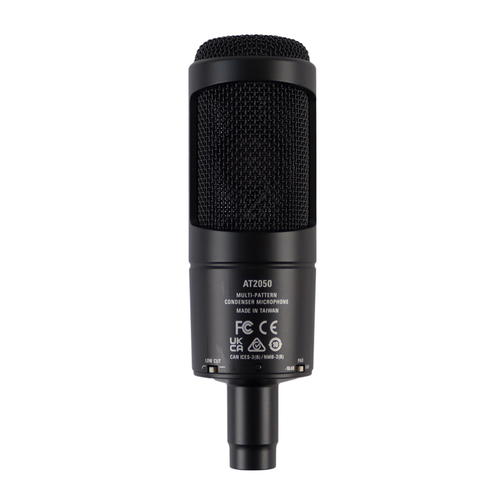 【中古】オーディオテクニカ コンデンサーマイク AUDIO-TECHNICA AT2050 オーテク マイクロフォン 背面