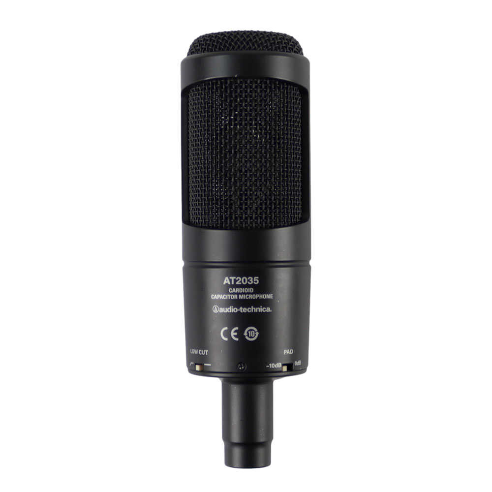 【中古】 マイク コンデンサーマイク AUDIO-TECHNICA AT2035 オーディオテクニカ オーテク 背面