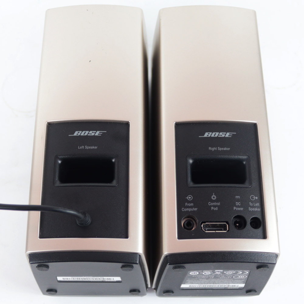 【中古】 オーディオスピーカー BOSE Companion 20 デスクトップスピーカーシステム コントローラー付き 本体画像 裏