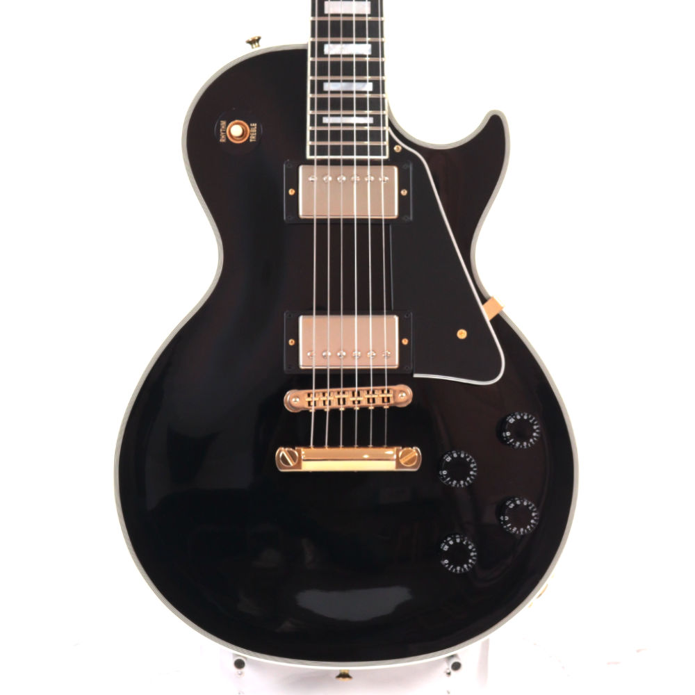 【中古】 Gibson ギブソン Custom Shop Les Paul Custom Ebony 2017年製 レスポールカスタム エレキギター ボディトップ